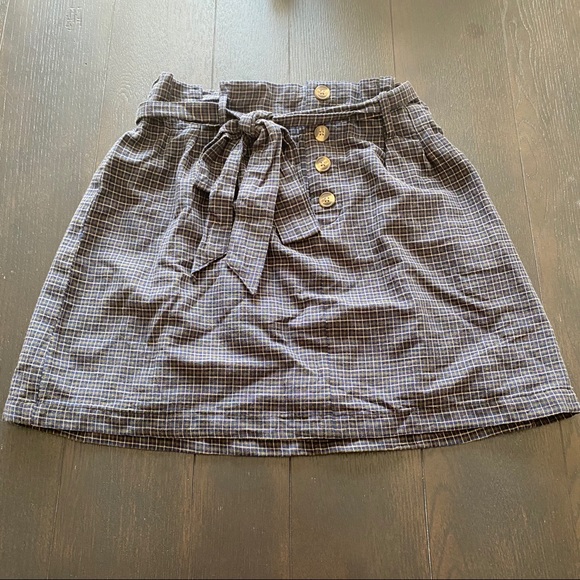 AMERICAN EAGLE High Rise Paper Bag Mini Skirt NWOT - Picture 6 of 6